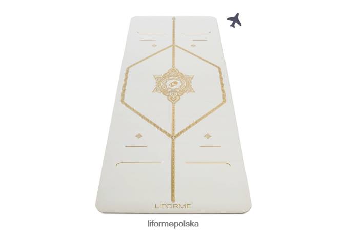 Liforme białe złoto magiczna mata podróżna maty do jogi ZRB00R46 - Image 1
