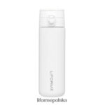 Liforme biały butelka na wodę 380ml kolekcja ZRB00R99