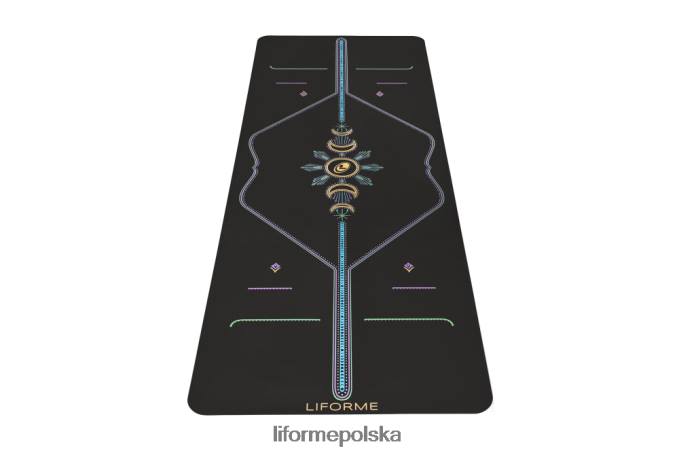 Liforme czarny kosmiczna mata do jogi księżyca maty do jogi ZRB00R4 - Image 1
