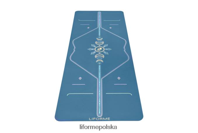 Liforme niebieski kosmiczna mata do jogi księżyca maty do jogi ZRB00R8 - Image 1