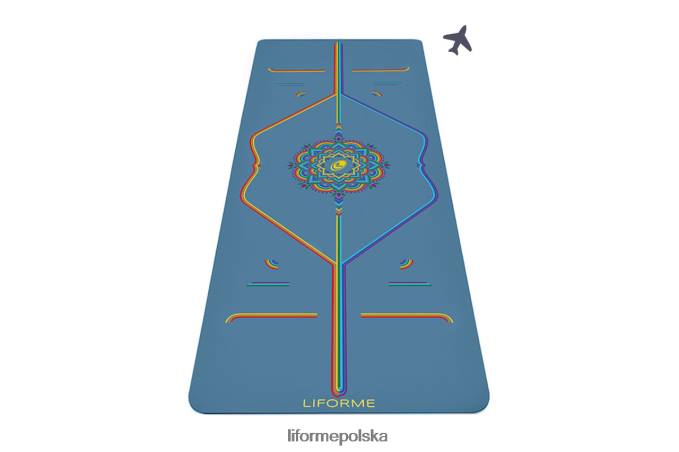 liforme_niebieski_teczowy_mata_podrozna_maty_do_jogi_zrb00r54.jpg Liforme niebieski/tęczowy mata podróżna maty do jogi ZRB00R54 - Image 1