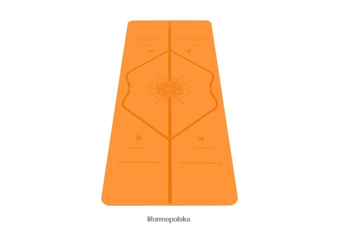 Liforme żywy pomarańcz mata podróżna szczęścia maty do jogi ZRB00R57 - Image 8